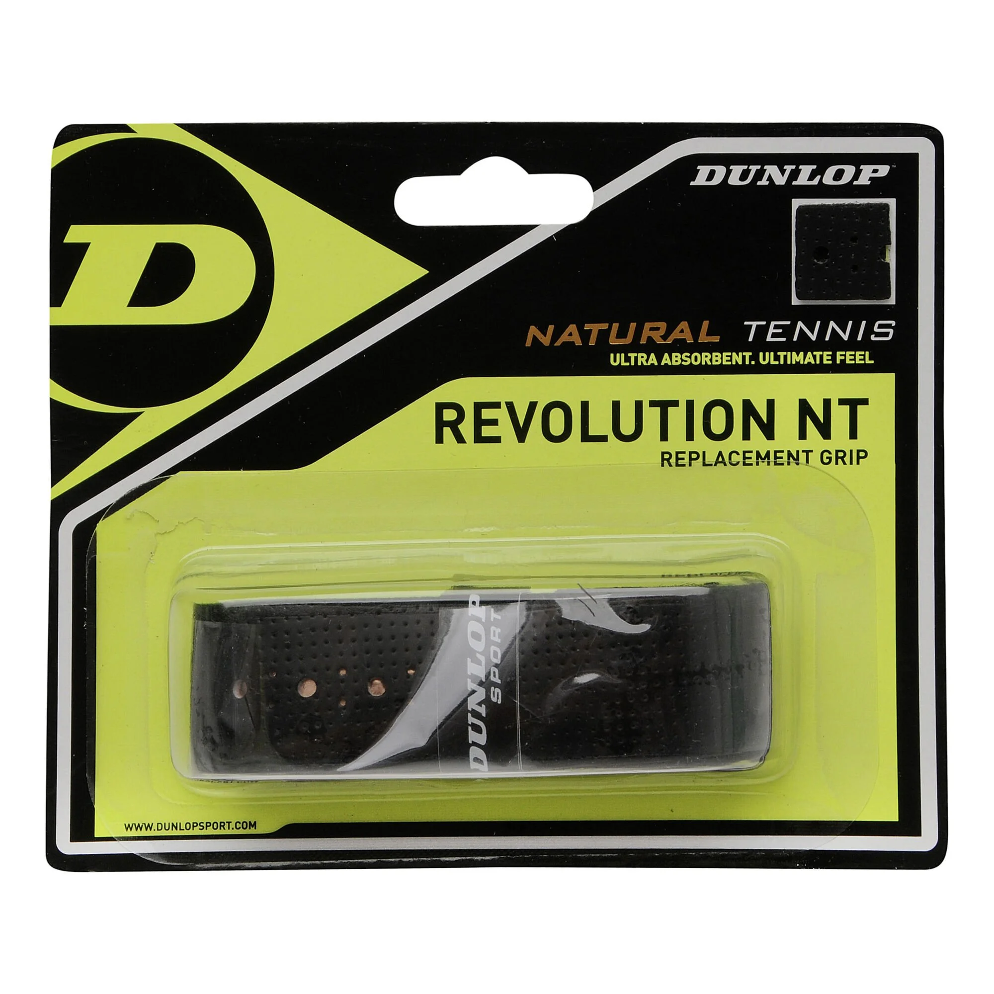 Dunlop Revolution NT Replacement Grip Confezione Da 1 - Nero 1 Dunlop Revolution NT Replacement Grip Confezione Da 1 - Nero