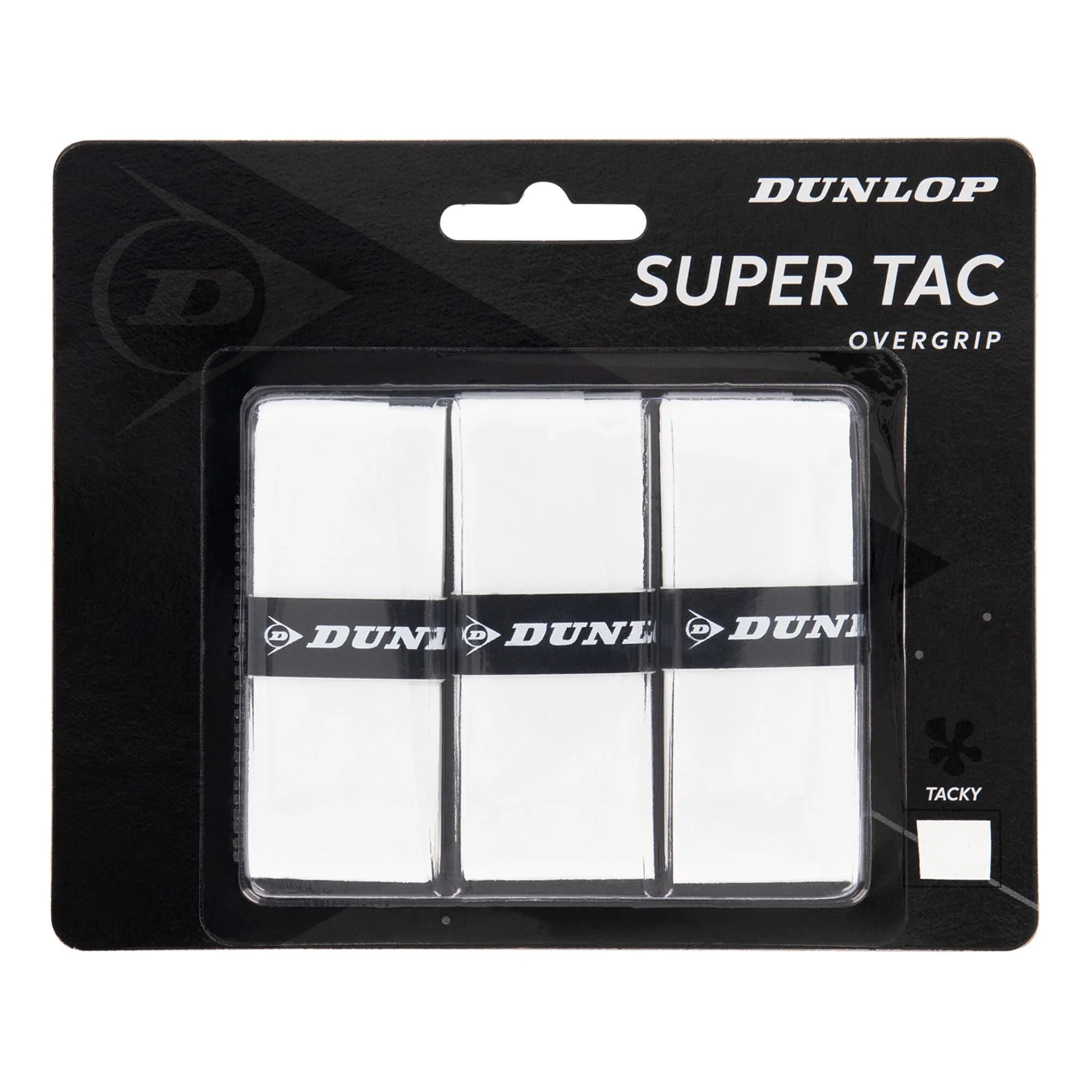 Dunlop Super Tac Confezione Da 3 - Bianco 1 Dunlop Super Tac Confezione Da 3 - Bianco