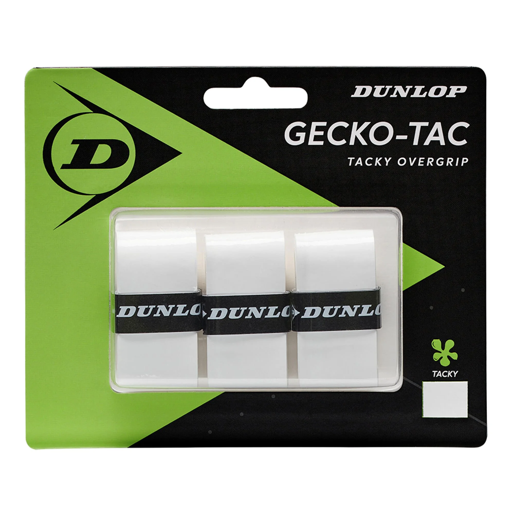 Dunlop Gecko-Tac Confezione Da 3 - Bianco 1 Dunlop Gecko-Tac Confezione Da 3 - Bianco