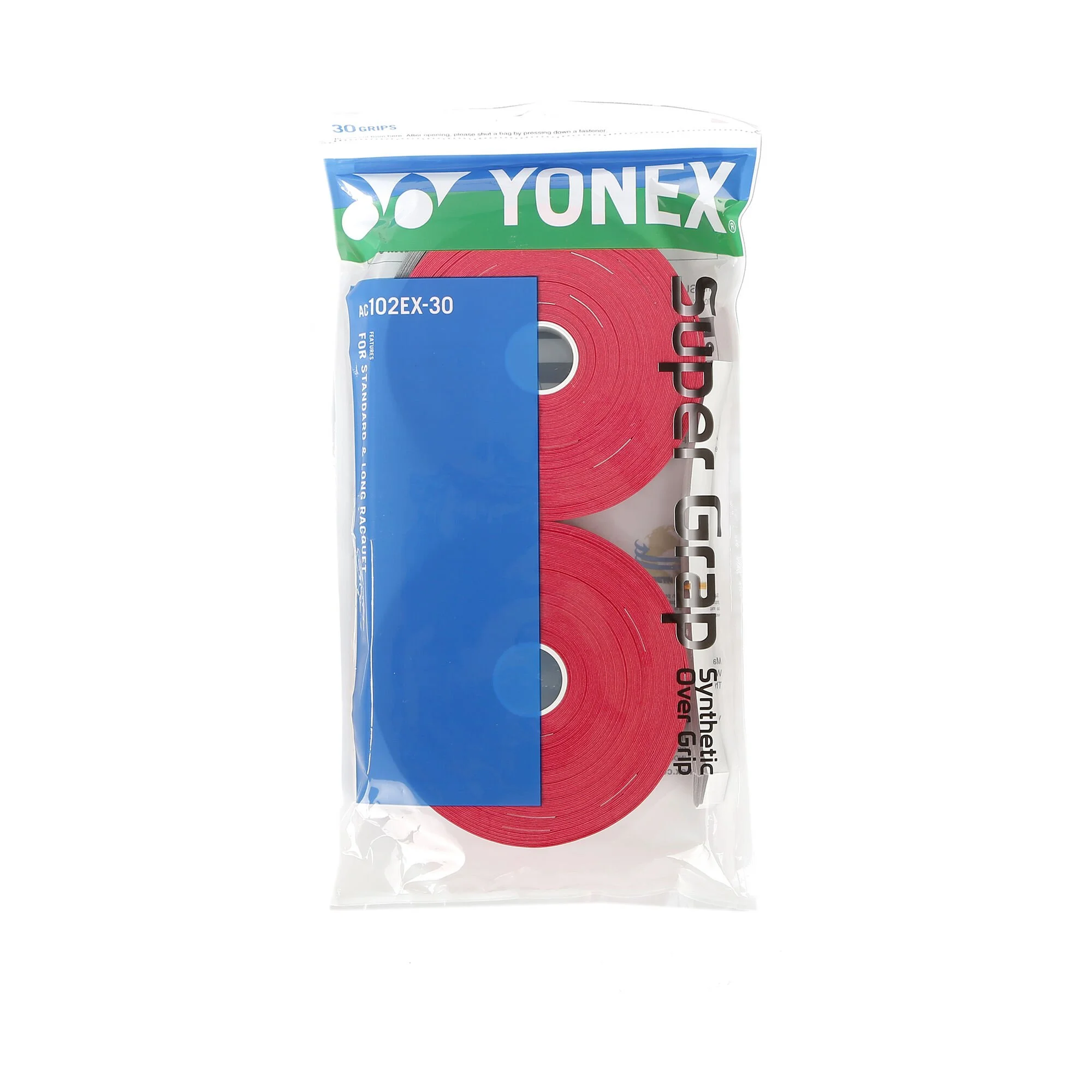 YONEX Super Grap Confezione Da 30 - Rosso 1 YONEX Super Grap Confezione Da 30 - Rosso