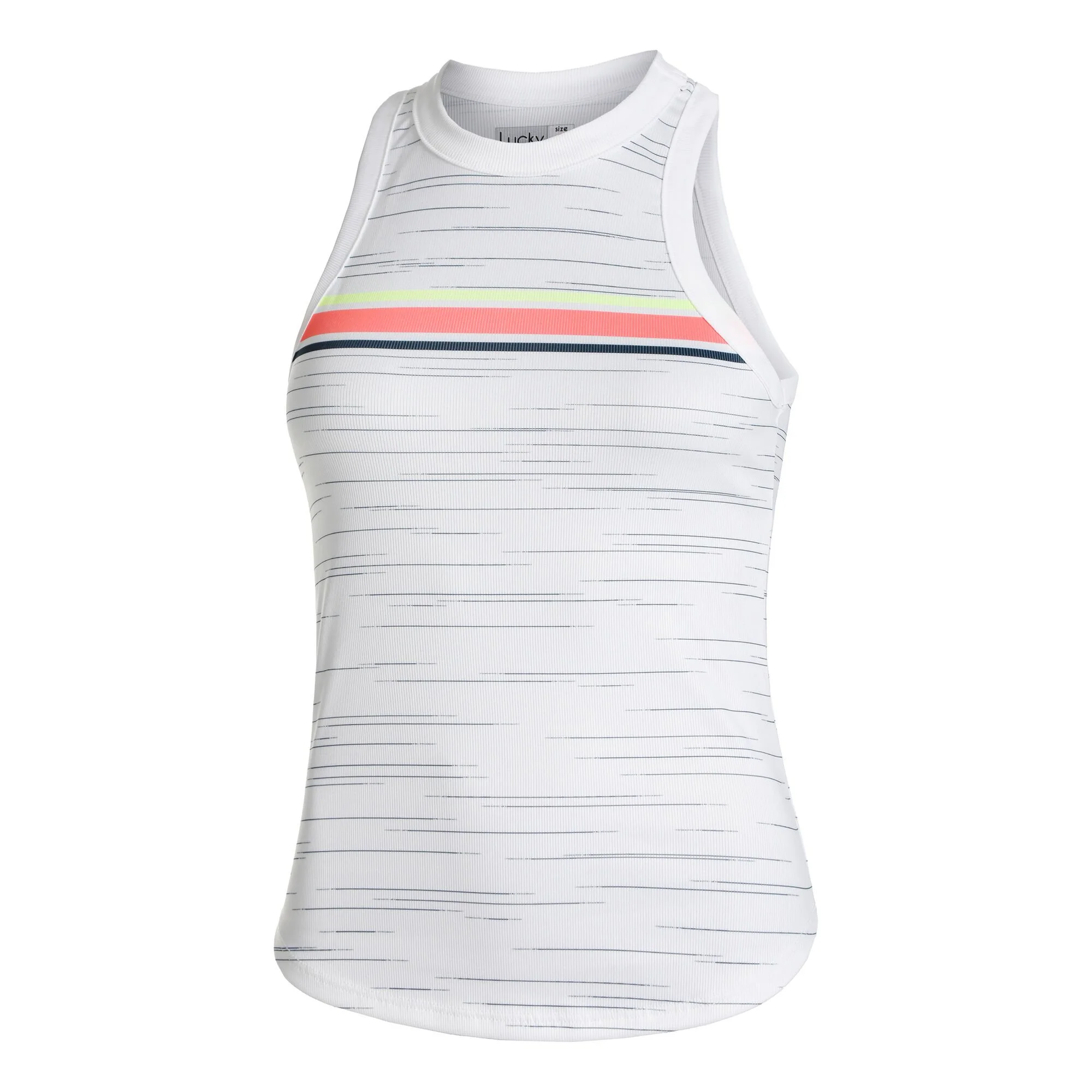 Lucky In Love Royale Stripe Rib Canottiera Donna - Bianco, Multicolore 1 Lucky In Love Royale Stripe Rib Canottiera Donna - Bianco, Multicolore