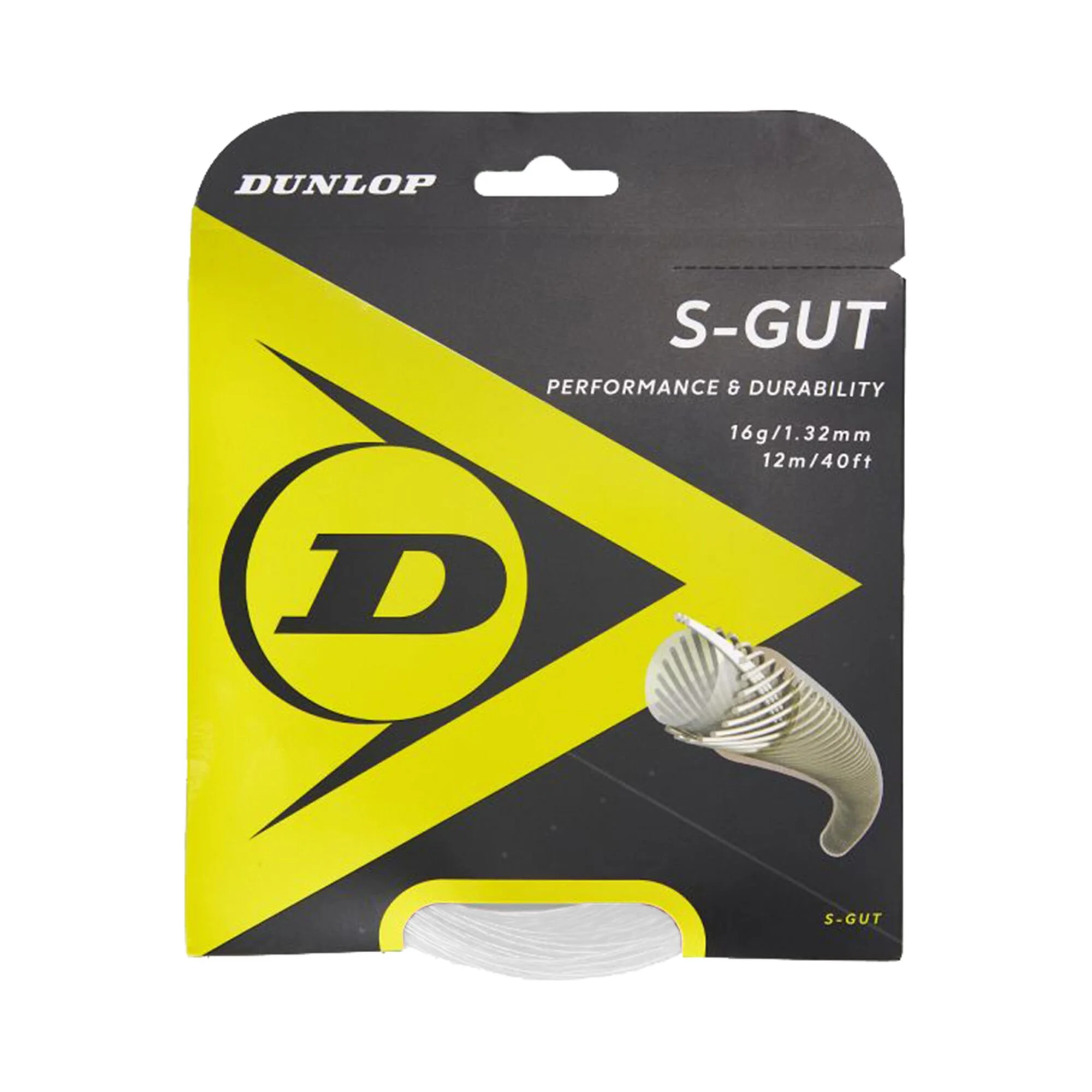 Dunlop S-Gut Set Di Corde 12m - Bianco 1 Dunlop S-Gut Set Di Corde 12m - Bianco