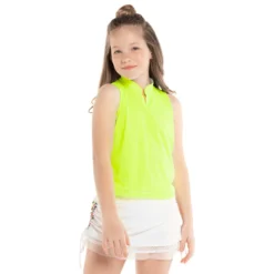 Lucky In Love Mesh Is More Canottiera Ragazze - Giallo Neon 9 Lucky In Love Mesh Is More Canottiera Ragazze - Giallo Neon -Vendite Racchette da tennis 01325000 13