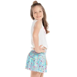 Lucky In Love Have An Ice Day Canottiera Ragazze - Bianco, Multicolore -Vendite Racchette da tennis 01327000 15