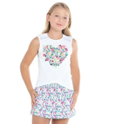 Lucky In Love You Grow Canottiera Ragazze - Bianco, Multicolore -Vendite Racchette da tennis 01330000 13