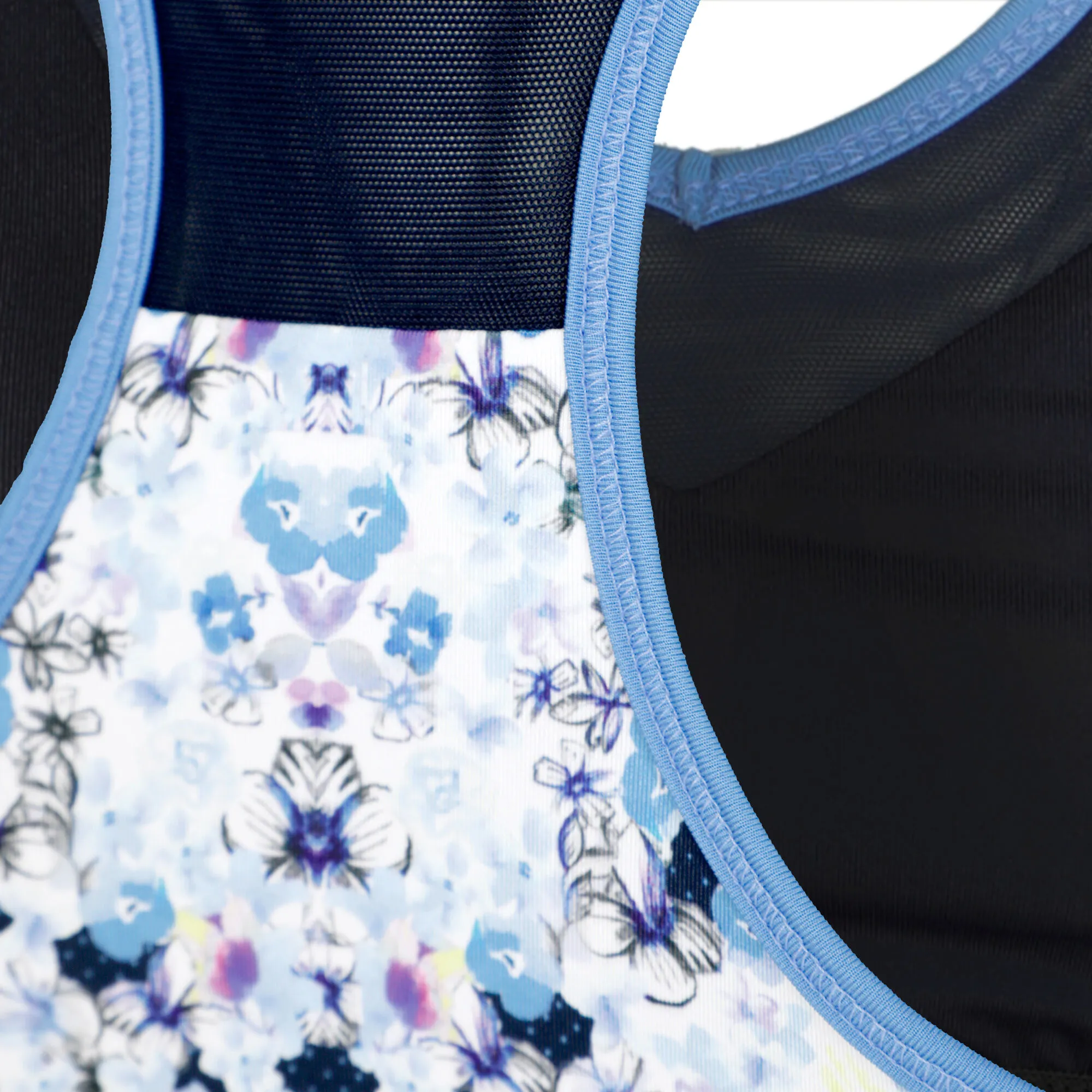 Lucky In Love Forget Me Not With Bra Canottiera Donna - Blu Scuro, Bianco 3 Lucky In Love Forget Me Not With Bra Canottiera Donna - Blu Scuro, Bianco - immagine 3