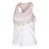 Lucky In Love Geo Grande With Bra Canottiera Donna - Bianco, Multicolore