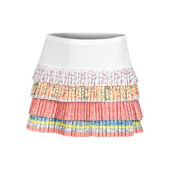 Lucky In Love Liberty In Love Pleated Gonna Donna - Bianco, Multicolore