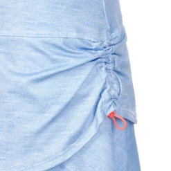 Lucky In Love Chambray Ruched Gonna Donna - Blu Chiaro 11 Lucky In Love Chambray Ruched Gonna Donna - Blu Chiaro -Vendite Racchette da tennis 01348000 11