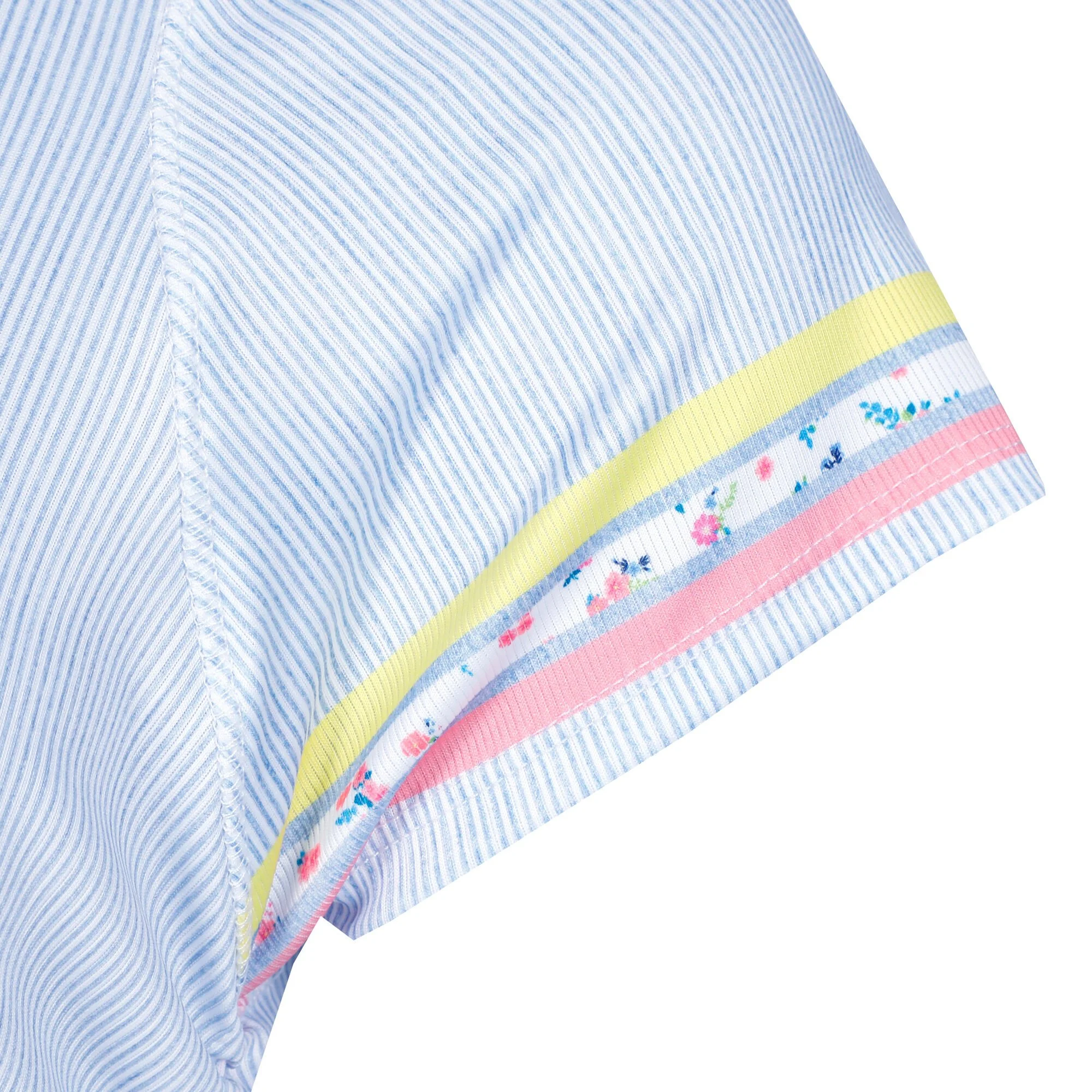 Lucky In Love Chambray Blossom Maglietta Donna - Blu Chiaro, Multicolore 4 Lucky In Love Chambray Blossom Maglietta Donna - Blu Chiaro, Multicolore - immagine 4