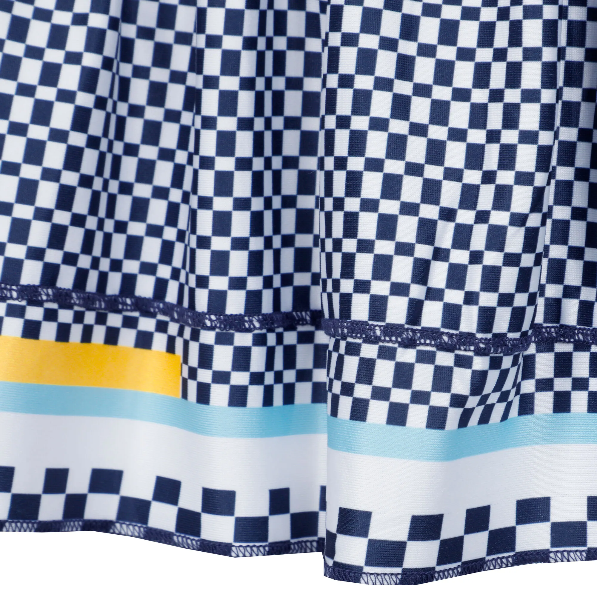 Lucky In Love Long Check Me Out Smock Gonna Donna - Blu Scuro, Bianco 4 Lucky In Love Long Check Me Out Smock Gonna Donna - Blu Scuro, Bianco - immagine 4