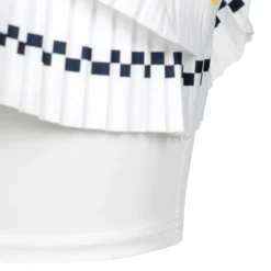 Lucky In Love Finish Line Pleated Gonna Donna - Bianco, Nero -Vendite Racchette da tennis 01361000 12