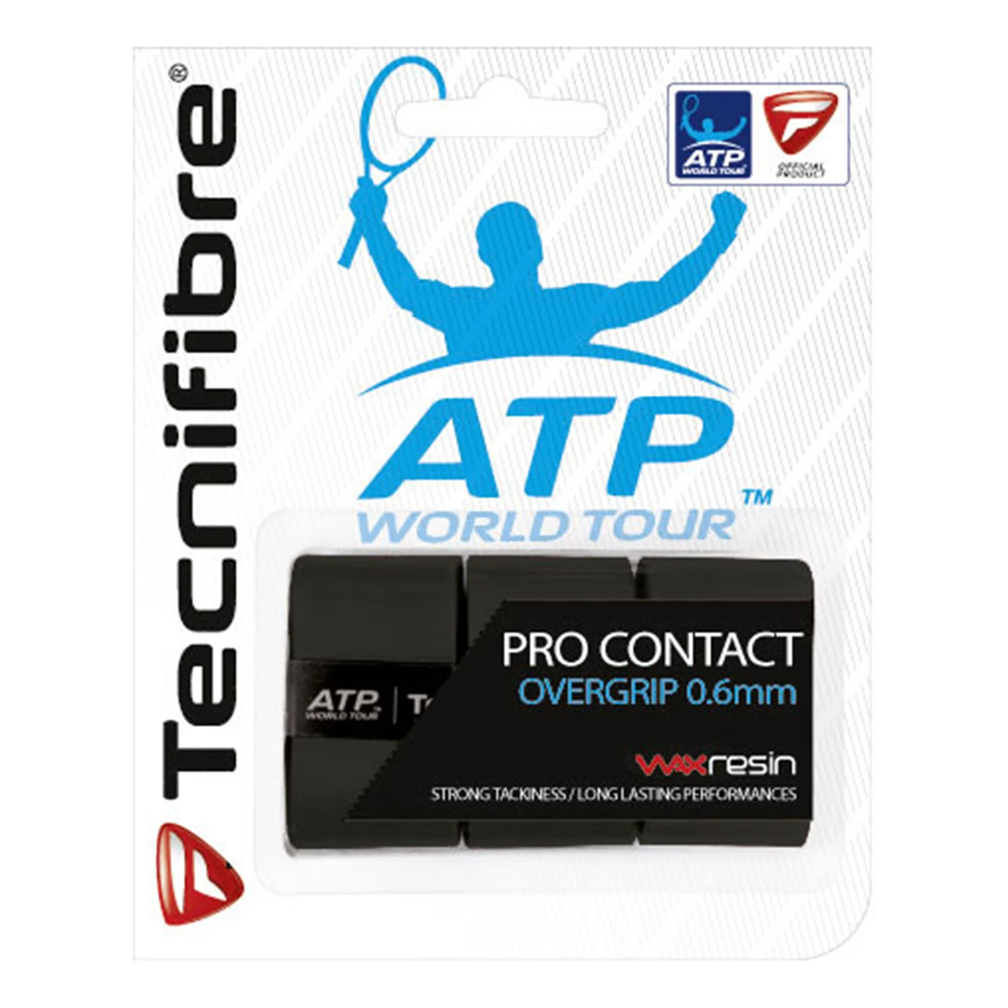 TECNIFIBRE Contact Pro 3er Confezione Da 3 - Nero 1 TECNIFIBRE Contact Pro 3er Confezione Da 3 - Nero