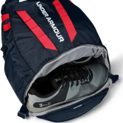 Under Armour Hustle 5.0 Zaino - Blu, Rosso -Vendite Racchette da tennis 0139900000 12