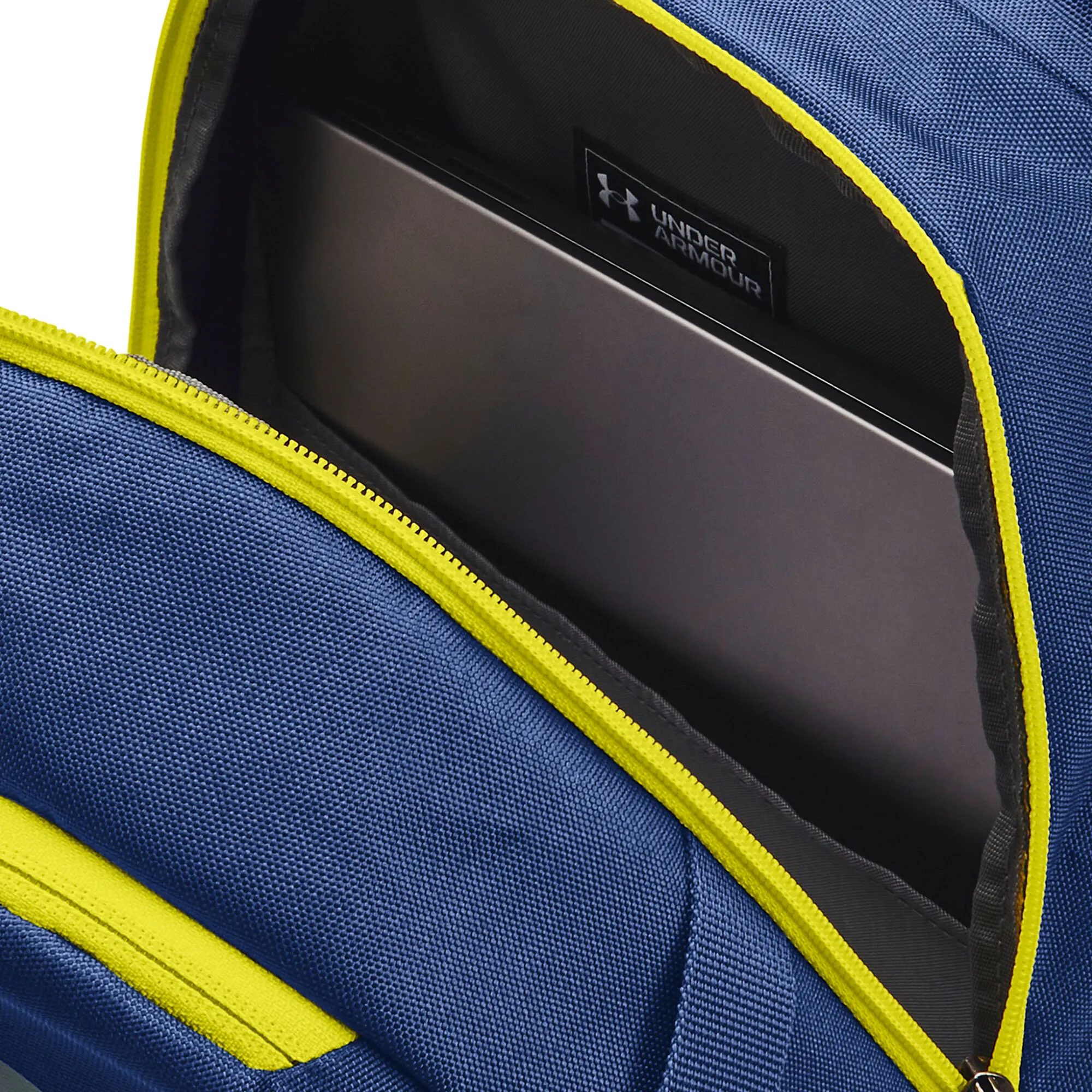 Under Armour Hustle Lite Zaino - Blu, Giallo 3 Under Armour Hustle Lite Zaino - Blu, Giallo - immagine 3