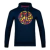 BIDI BADU Hidaya Lifestyle Hoody Felpa Con Cappuccio Donna - Blu Scuro, Multicolore