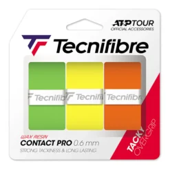 TECNIFIBRE Contact Pro Farbmix 3er Confezione Da 3 - Multicolore