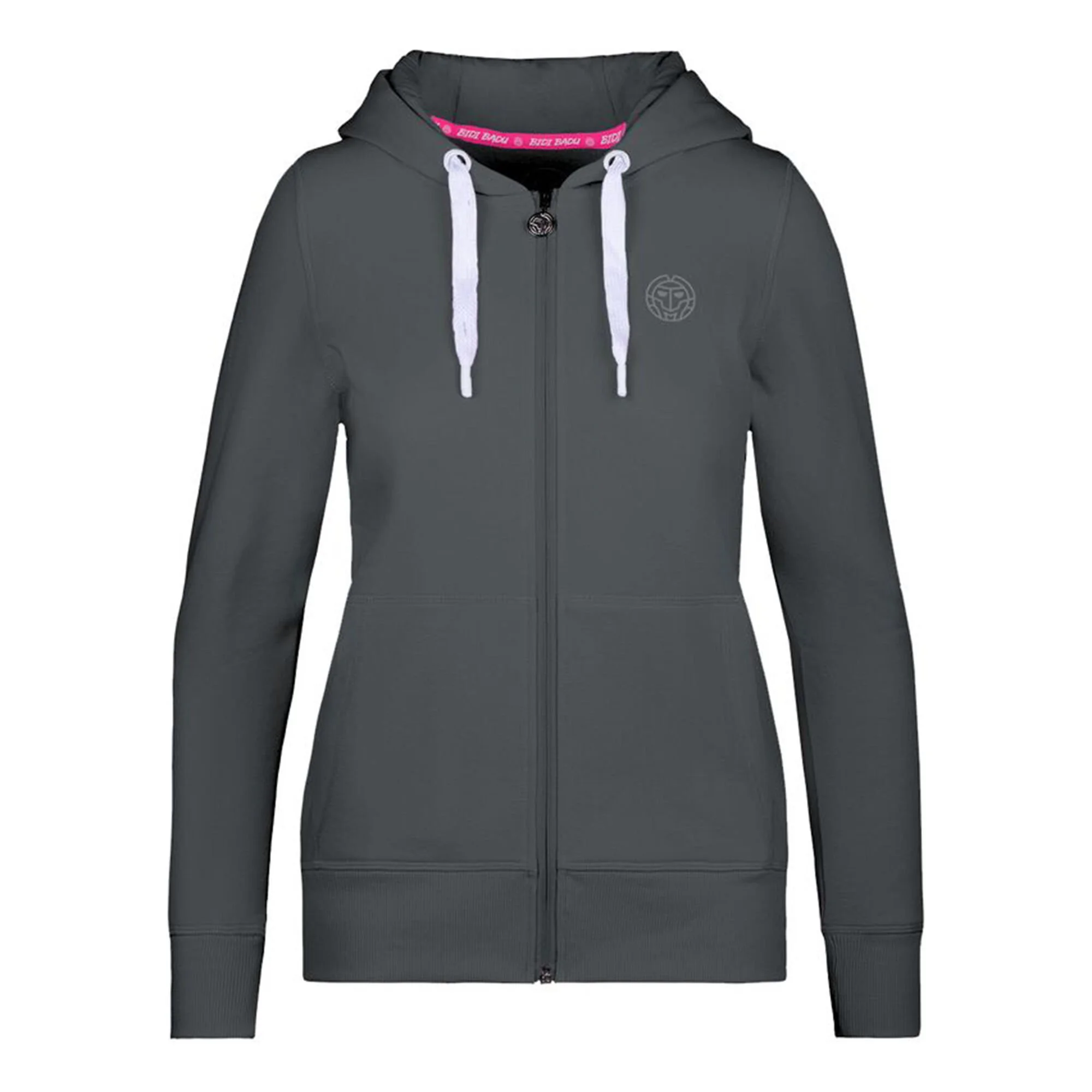 BIDI BADU Moana Basic Jacket Giacca Da Allenamento Donna - Grigio Scuro 1 BIDI BADU Moana Basic Jacket Giacca Da Allenamento Donna - Grigio Scuro