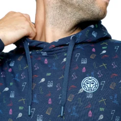 BIDI BADU Napo Lifestyle Felpa Con Cappuccio Uomini - Blu Scuro, Multicolore -Vendite Racchette da tennis 01519000 13