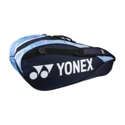 YONEX Pro Racquet Bag Borsa Per Racchetta Da 6 - Blu, Blu Chiaro