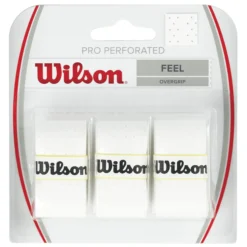 Wilson Pro Overgrip Perforated Confezione Da 3 - Bianco