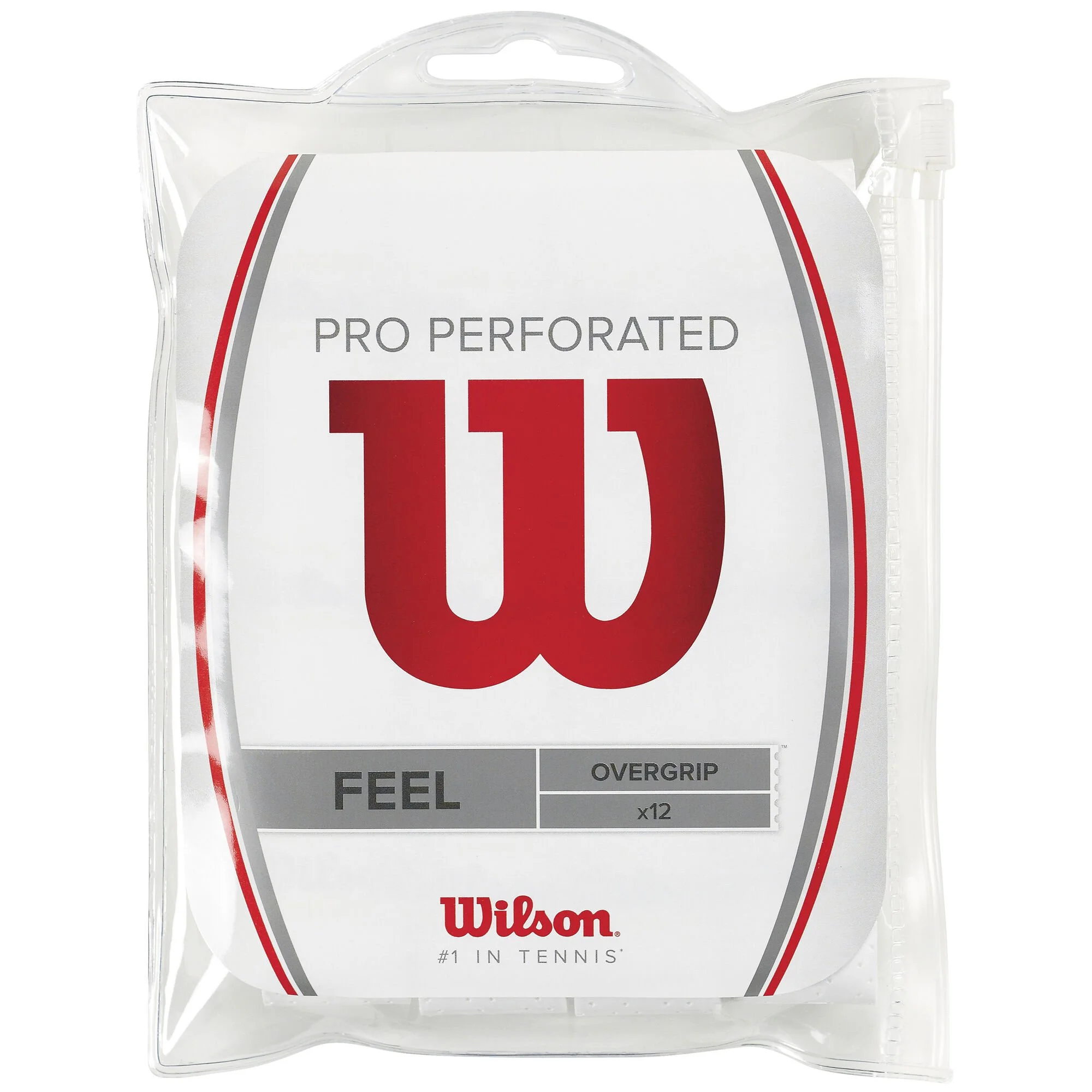 Wilson Pro Overgrip Perforated Confezione Da 12 - Bianco 1 Wilson Pro Overgrip Perforated Confezione Da 12 - Bianco