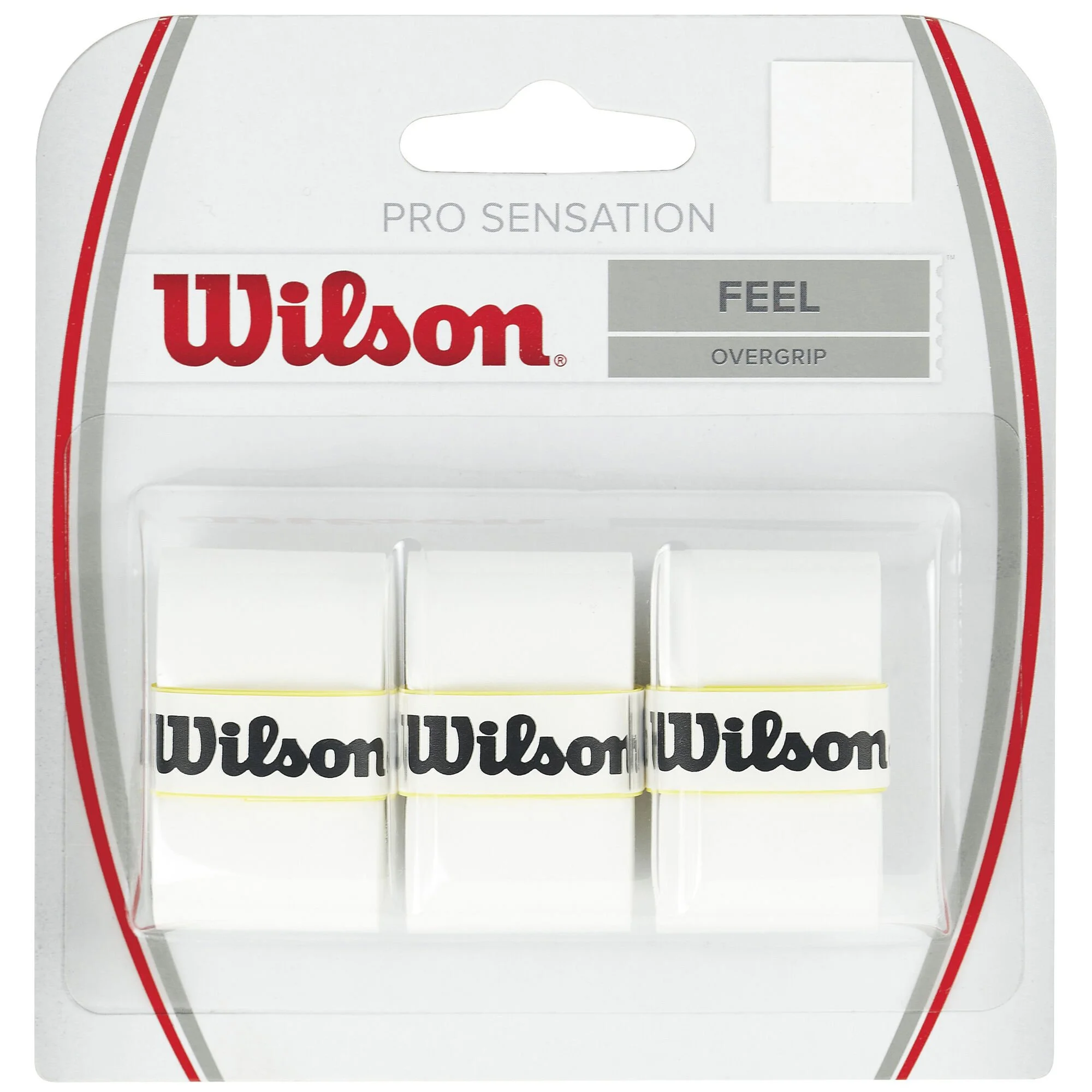 Wilson Pro Overgrip Sensation Confezione Da 3 - Bianco 1 Wilson Pro Overgrip Sensation Confezione Da 3 - Bianco