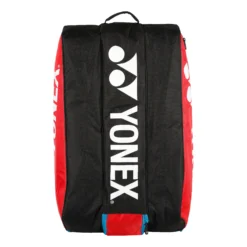 YONEX Club Line Racket Bag Borsa Per Racchetta Da 12 - Rosso, Nero 10 YONEX Club Line Racket Bag Borsa Per Racchetta Da 12 - Rosso, Nero -Vendite Racchette da tennis 0154500000 0 4