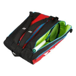 YONEX Club Line Racket Bag Borsa Per Racchetta Da 12 - Rosso, Nero 11 YONEX Club Line Racket Bag Borsa Per Racchetta Da 12 - Rosso, Nero -Vendite Racchette da tennis 0154500000 10
