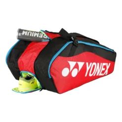 YONEX Club Line Racket Bag Borsa Per Racchetta Da 12 - Rosso, Nero 12 YONEX Club Line Racket Bag Borsa Per Racchetta Da 12 - Rosso, Nero -Vendite Racchette da tennis 0154500000 11