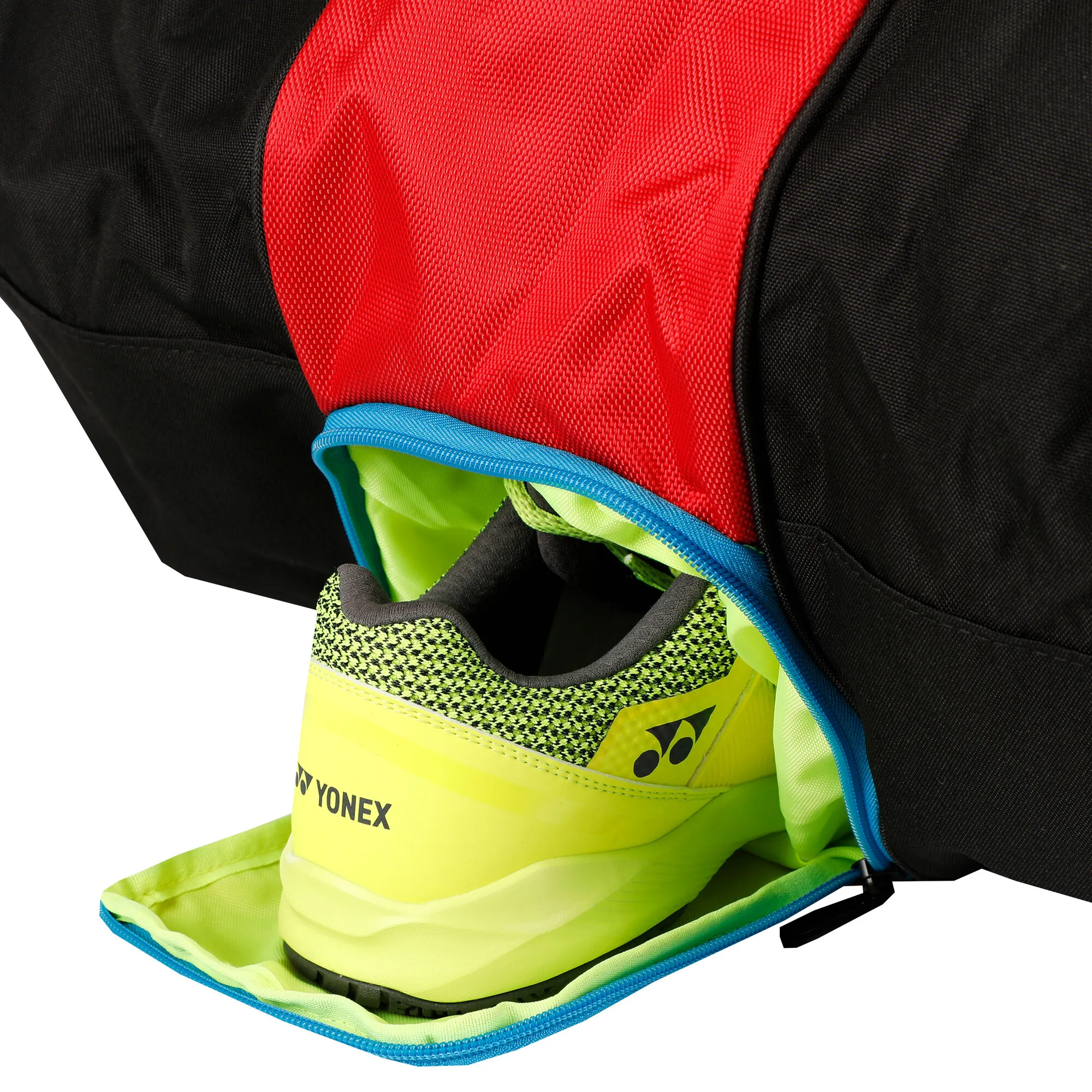 YONEX Club Line Racket Bag Borsa Per Racchetta Da 12 - Rosso, Nero 6 YONEX Club Line Racket Bag Borsa Per Racchetta Da 12 - Rosso, Nero - immagine 6