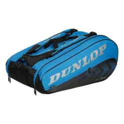 Dunlop FX Performance Borsa Per Racchetta Da 12 - Blu, Nero
