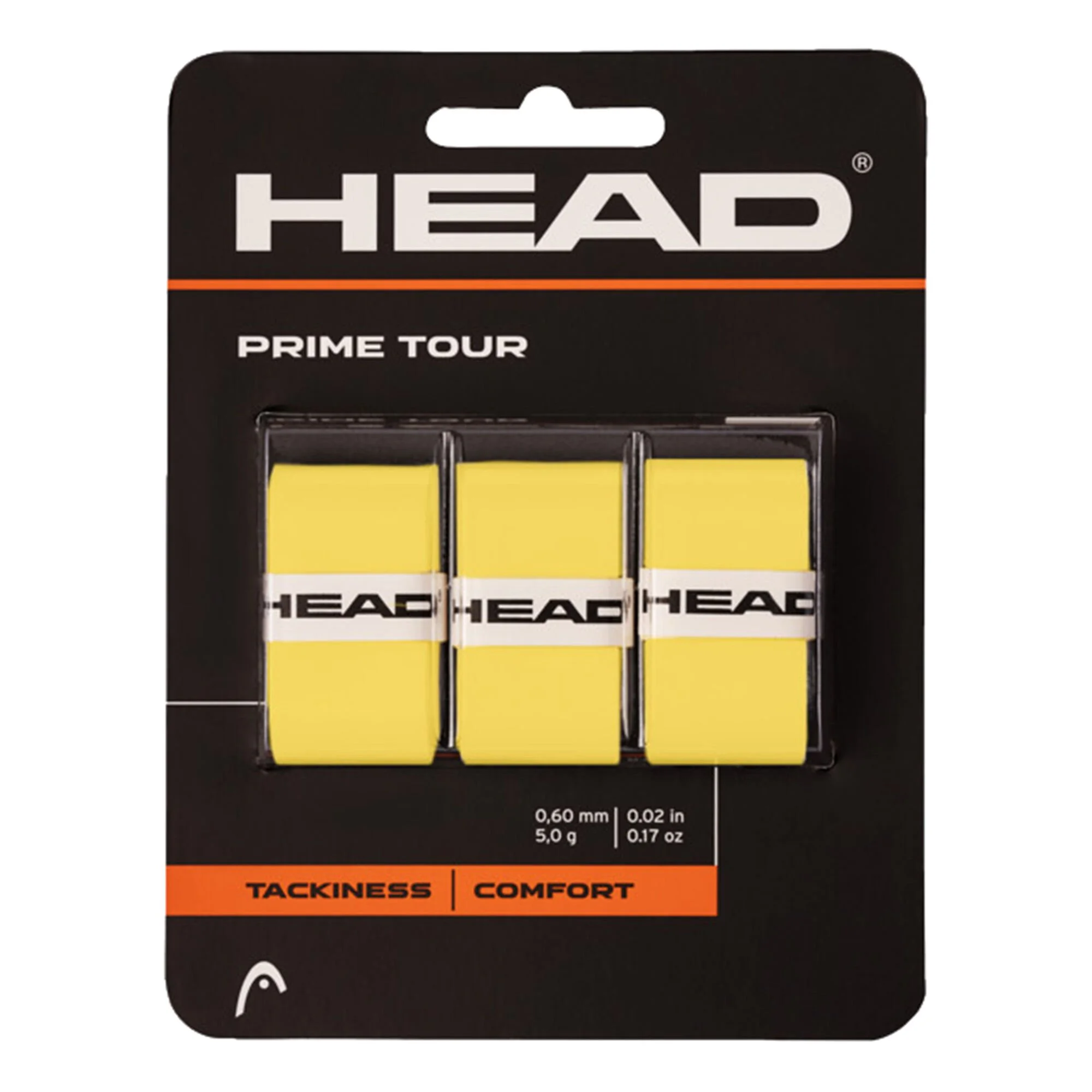 Head Prime Tour Confezione Da 3 - Giallo 1 Head Prime Tour Confezione Da 3 - Giallo