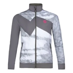 BIDI BADU Zulu Tech Giacca Da Allenamento Uomini - Bianco, Grigio