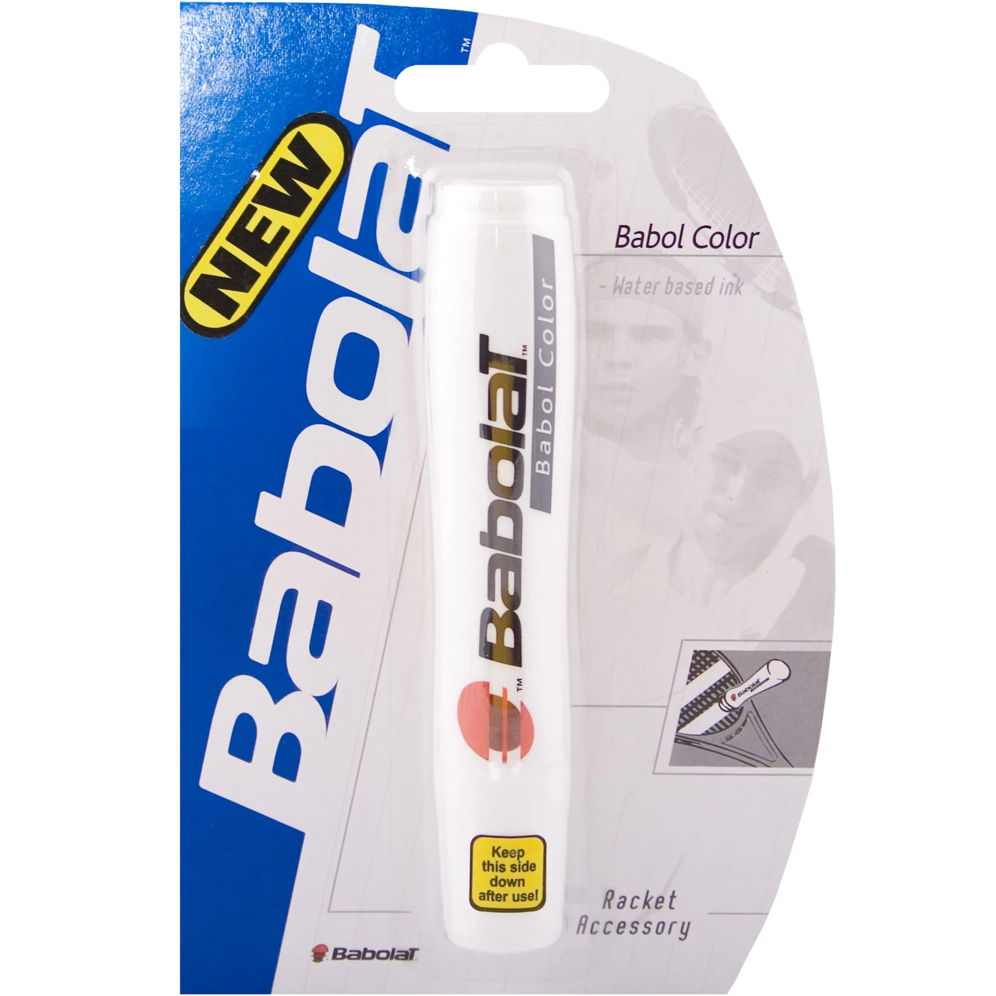 Babolat Babol Color Penna Per Logo - Bianco 1 Babolat Babol Color Penna Per Logo - Bianco