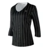Tennis-Point Stripes Manica Lunga Edizione Speciale Donna - Nero, Bianco