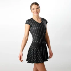 Tennis-Point Stripes Gonna Edizione Speciale Donna - Nero, Bianco -Vendite Racchette da tennis 01734000 10