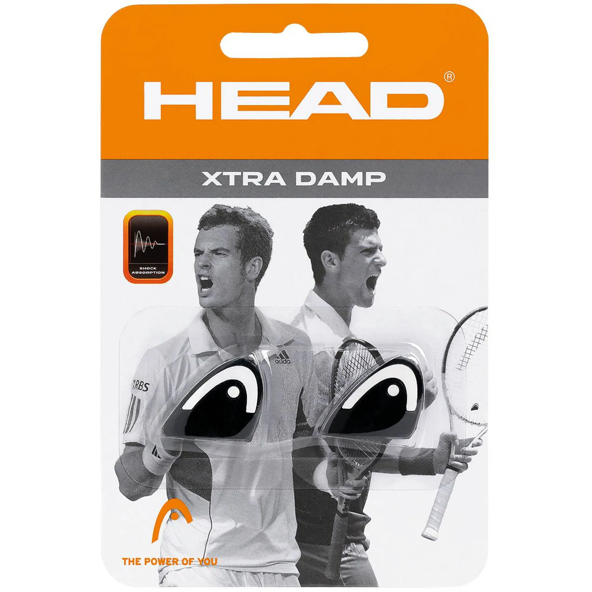 Head Xtra Damp Pack Antivibrazioni Confezione Da 2 - Nero 1 Head Xtra Damp Pack Antivibrazioni Confezione Da 2 - Nero