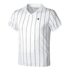 Tennis-Point Stripes Polo Edizione Speciale Uomini - Bianco, Nero