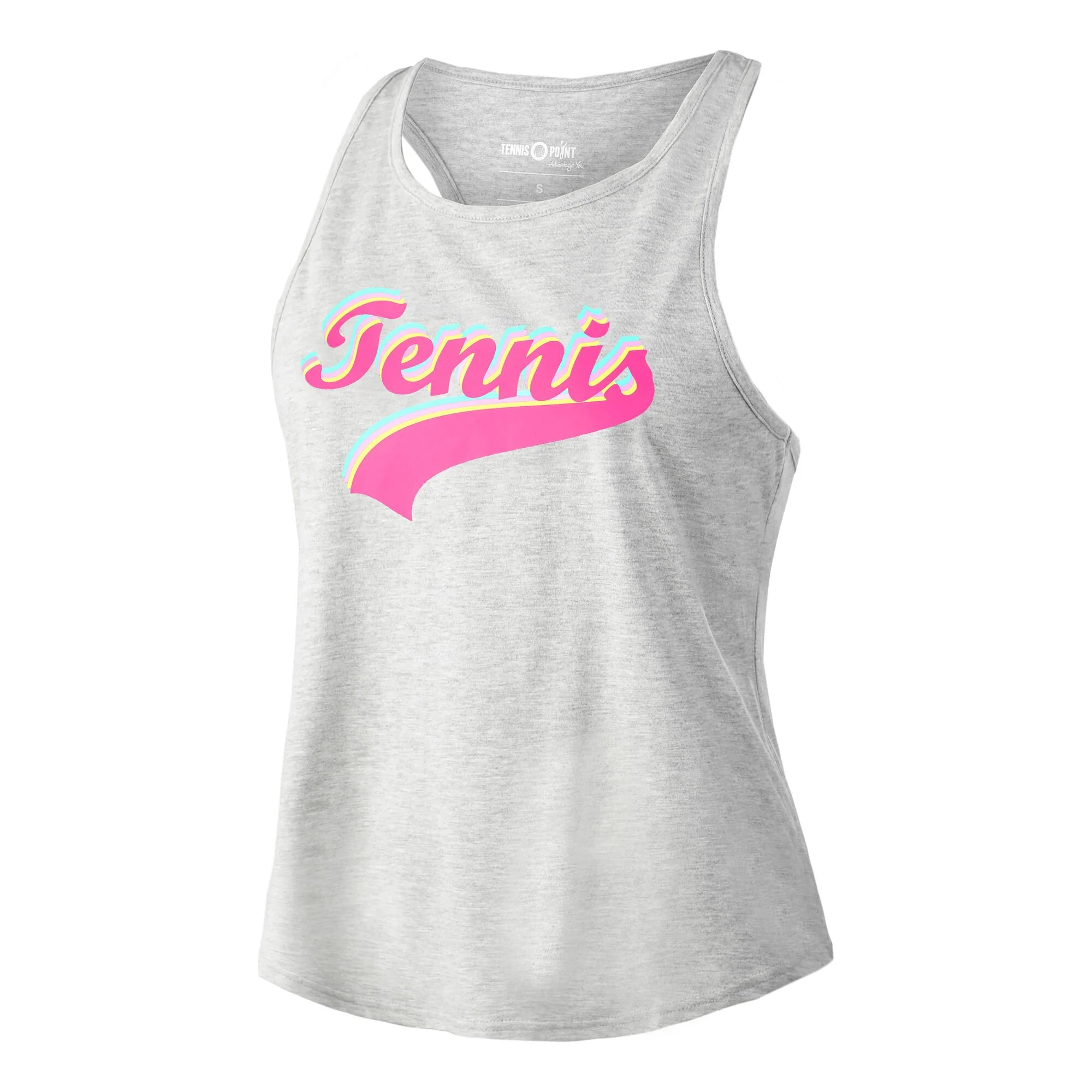 Tennis-Point Tennis Signature Canottiera Donna - Grigio, Multicolore 1 Tennis-Point Tennis Signature Canottiera Donna - Grigio, Multicolore