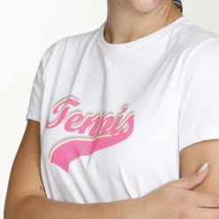 Tennis-Point Tennis Signature Maglietta Donna - Bianco, Multicolore -Vendite Racchette da tennis 01756000 15