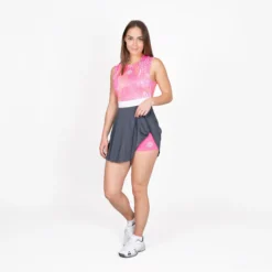 BIDI BADU Tuelo Tech 2in1 Abito Donna - Grigio, Rosa 13 BIDI BADU Tuelo Tech 2in1 Abito Donna - Grigio, Rosa -Vendite Racchette da tennis 01797000 15