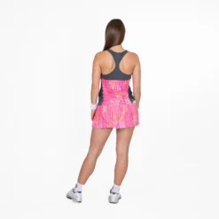 BIDI BADU Lowey Tech Plissee Gonna Donna - Grigio, Rosa -Vendite Racchette da tennis 01806000 14