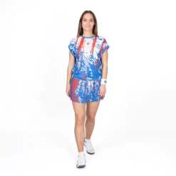 BIDI BADU Nadra Tech Maglietta Donna - Blu, Bianco -Vendite Racchette da tennis 01814000 13