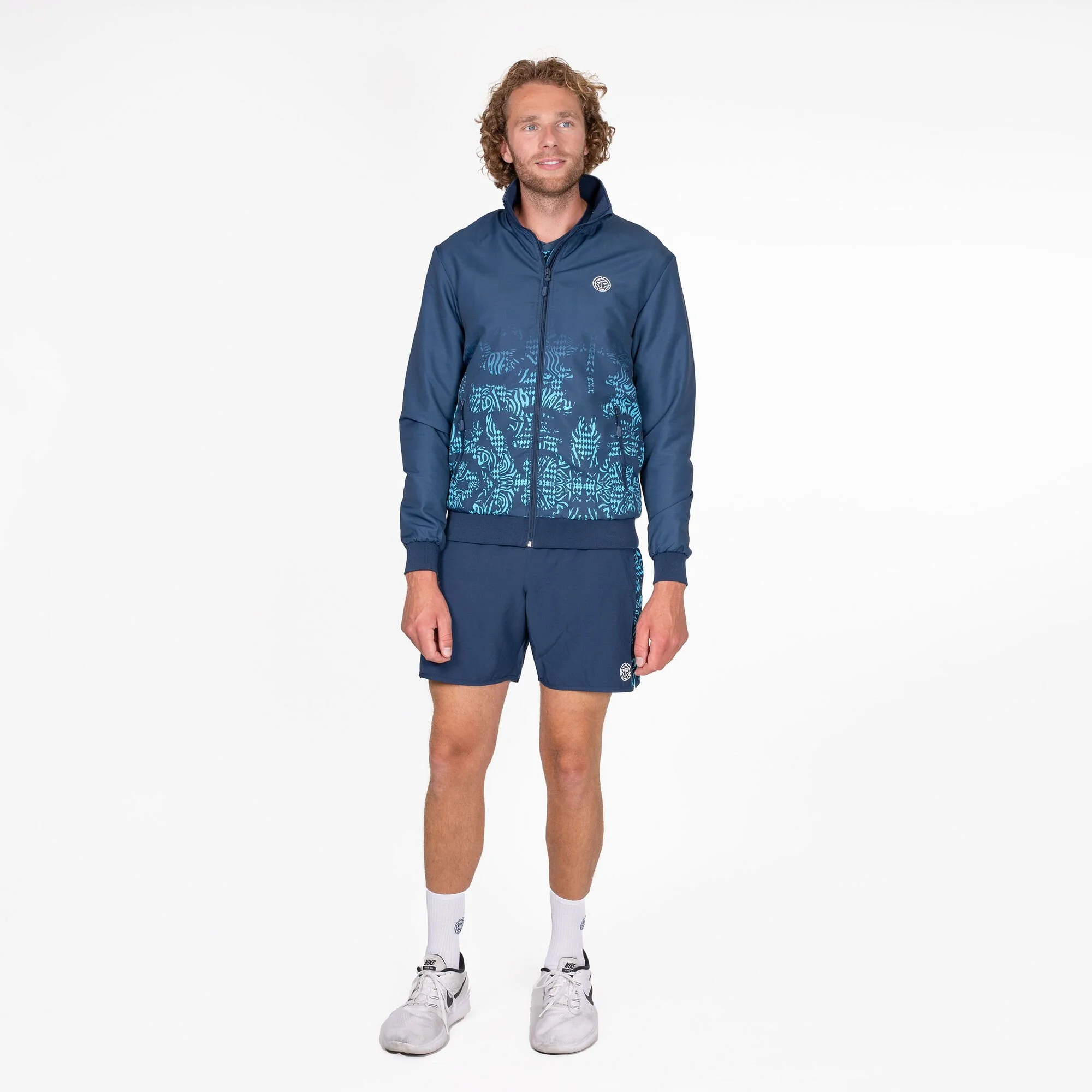 BIDI BADU Lynel Tech Giacca Da Allenamento Uomini - Blu 3 BIDI BADU Lynel Tech Giacca Da Allenamento Uomini - Blu - immagine 3