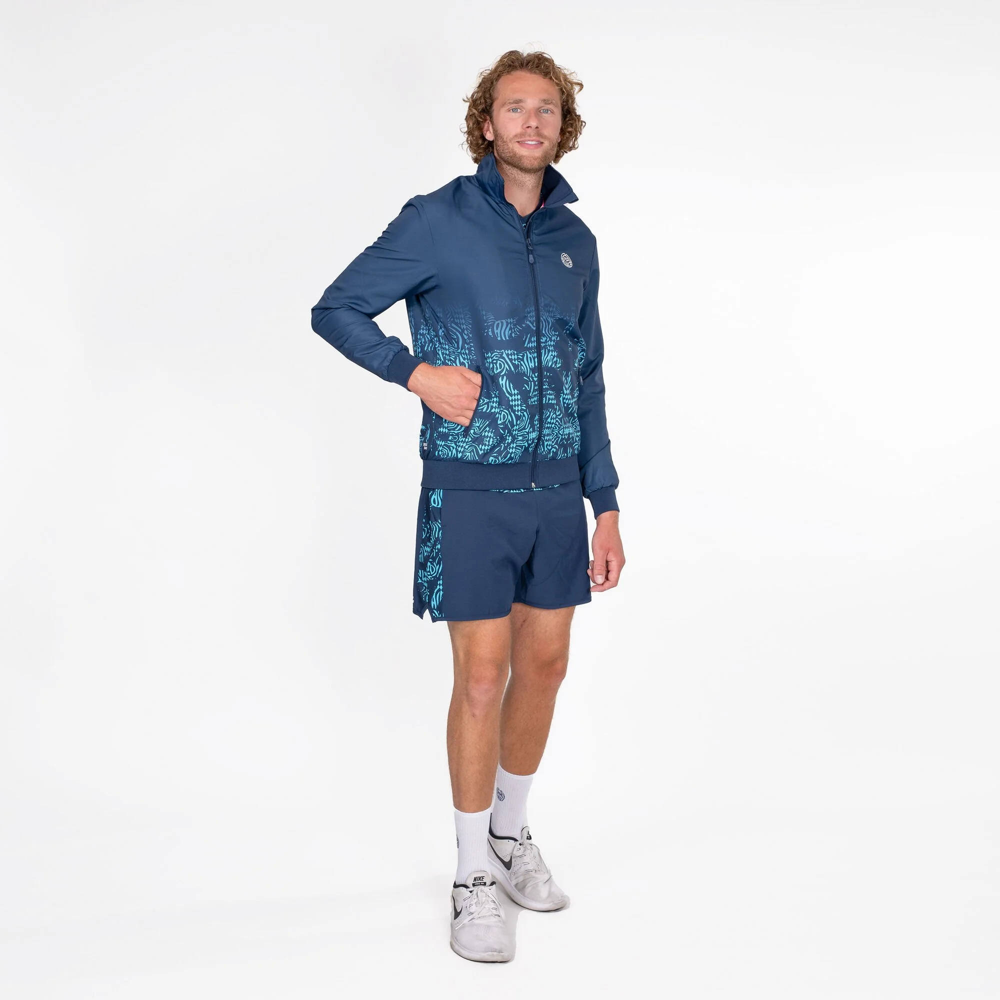 BIDI BADU Lynel Tech Giacca Da Allenamento Uomini - Blu 5 BIDI BADU Lynel Tech Giacca Da Allenamento Uomini - Blu - immagine 5