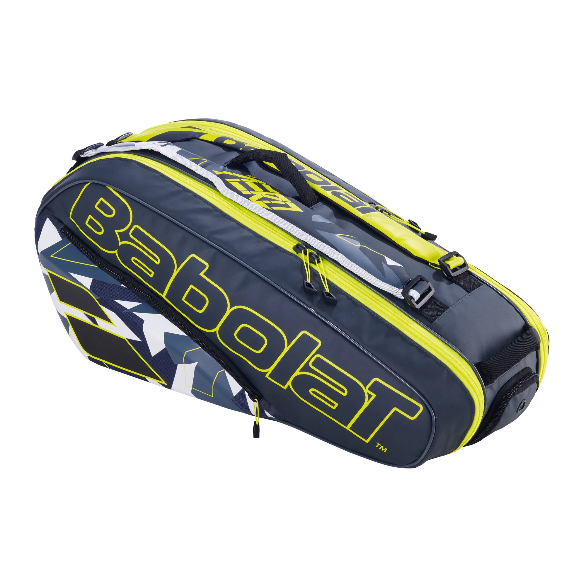 Babolat RH X 6 Pure Aero Borsa Per Racchetta - Antracite, Giallo 1 Babolat RH X 6 Pure Aero Borsa Per Racchetta - Antracite, Giallo