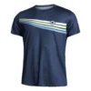 Tennis-Point Round Neck Maglietta Edizione Speciale Uomini - Blu Scuro, Multicolore