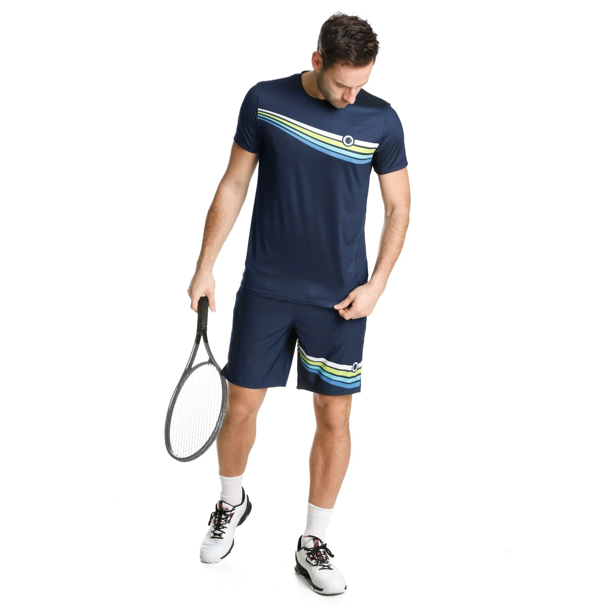 Tennis-Point Round Neck Maglietta Edizione Speciale Uomini - Blu Scuro, Multicolore 3 Tennis-Point Round Neck Maglietta Edizione Speciale Uomini - Blu Scuro, Multicolore - immagine 3