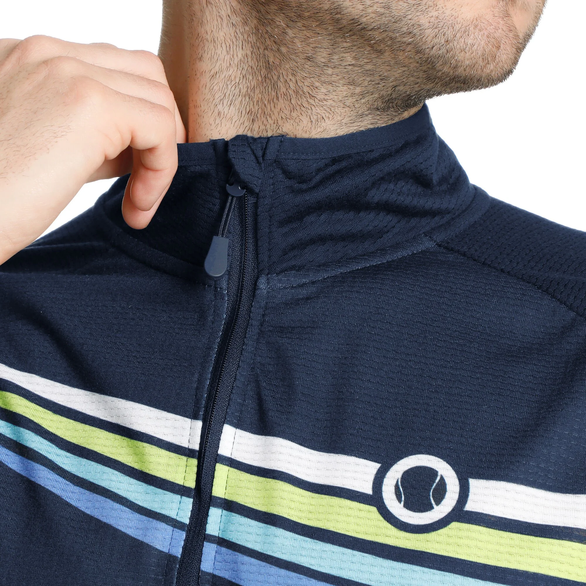 Tennis-Point Manica Lunga Edizione Speciale Uomini - Blu Scuro, Multicolore 5 Tennis-Point Manica Lunga Edizione Speciale Uomini - Blu Scuro, Multicolore - immagine 5